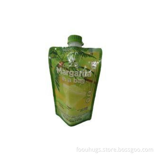 KPET / NY / PE Doypack Beverage Packaging Top Spout With La